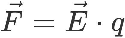 Elektrisches Feld Physik online lernen