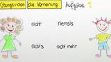 Verneinung - Übungsvideo