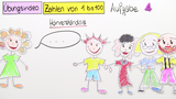 Die französischen Zahlen von 1 bis 100: Übungsvideo