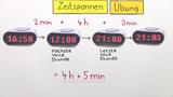 Zeitspanne - Zeitdauer - Übung