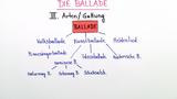 Was ist eine Ballade?