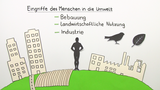 Eingriffe des Menschen in die Umwelt