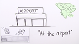 At the airport