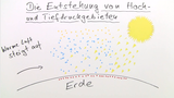 Die Entstehung von Hoch- und Tiefdruckgebieten