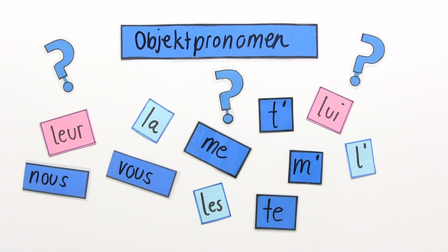 Indirektes Direktes Objektpronomen Französisch www.sofatutor.ch