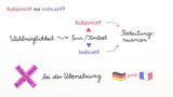 Subjonctif oder Indicatif – Fragen und Verben des Sagens und Erklärens (2)