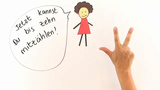 Die Zahlen von eins bis zehn