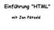 HTML Seiten Grundaufbau