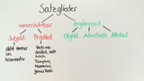 Die Satzglieder