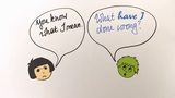 Sich entschuldigen, sich rechtfertigen