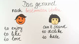 Gerund oder Infinitiv?