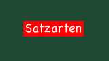 Satzarten Satzarten