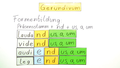 Gerundivum – Bildung, Satzfunktionen und Übersetzung