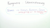 Kongruenz von Substantiven und Adjektiven
