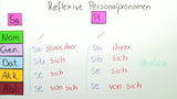 Das Personalpronomen der 3. Person – reflexive und nichtreflexive Personalpronomina