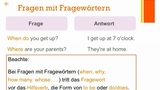 Die Fragestellung (asking questions)