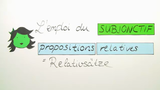 Der Gebrauch des Subjonctifs - Relativsätze