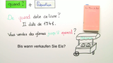 Die Teilfrage 4: Où? Quand? Comment?