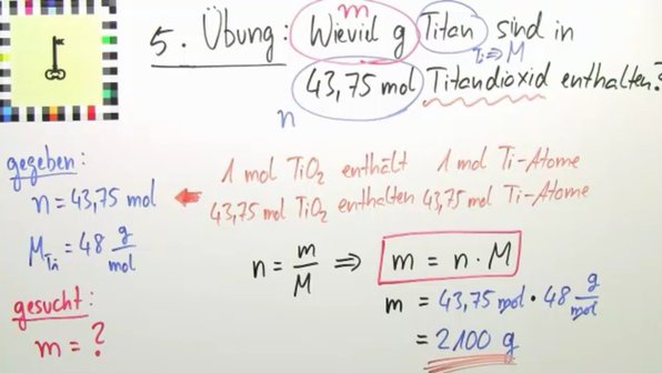 Berechnung Konzentration Einer Lösung Berechnungen zu Konzentration, Umsatz, Stoffmenge und Masse - Chemie