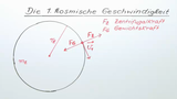 Die erste kosmische Geschwindigkeit