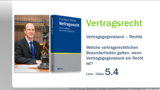 VR 5.4 Welche rechtlichen Besonderheiten gelten, wenn Vertragsgegenstand ein Recht ist? VR 5.4 Welche rechtlichen Besonderheiten gelten, wenn Vertragsgegenstand ein Recht ist?