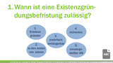 3.6.4 Welche Erleichterungen haben Existenzgründer bei befristeten Arbeitsverträgen?