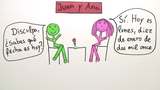 Datum angeben mit Juan und Ana
