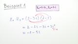 Rechnen mit komplexen Zahlen 2 - Multiplikation