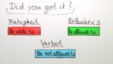 be able to vs. be allowed to