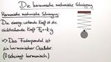 Die harmonische mechanische Schwingung