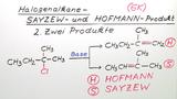 Halogenalkane - SAYZEW- und HOFMANN-Produkt (GK)
