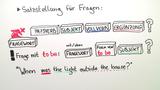 Einfache Vergangenheit - Frageform mit Sein 