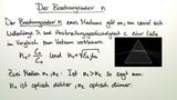 Reflexion und Brechung einer Welle an der Grenzfläche zweier Medien