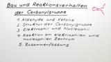 Bau und Reaktionsverhalten der Carbonylgruppe