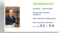 0.1 Wie sind die Lernvideos im Fach Handelsrecht konzipiert?