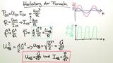 Effektivwert von Wechselstrom und Wechselspannung