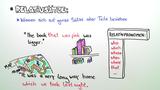 Relativsätze - Der bestimmende Relativsatz