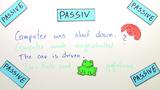 Passiv vs Activ im Englischen