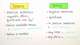Some and Any - Übungsvideo