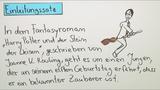 Das Verfassen einer Inhaltsangabe