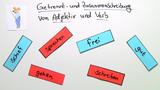 Getrennt- und Zusammenschreibung von Adjektiv und Verb 
