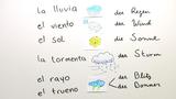Über das Wetter sprechen: ¿Qué tiempo hace?