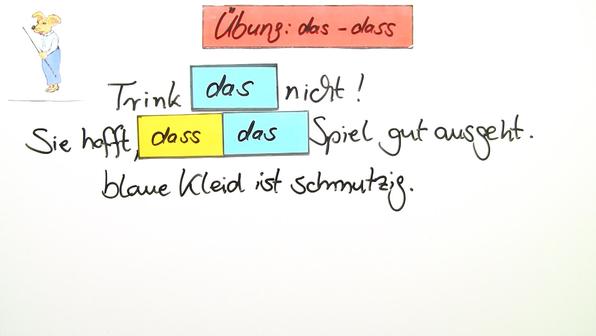 Sätze Mit Das Oder Dass das oder dass? - Deutsch online lernen