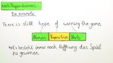 Gerundium mit bestimmten Verben und Präpositionen/ Gerund