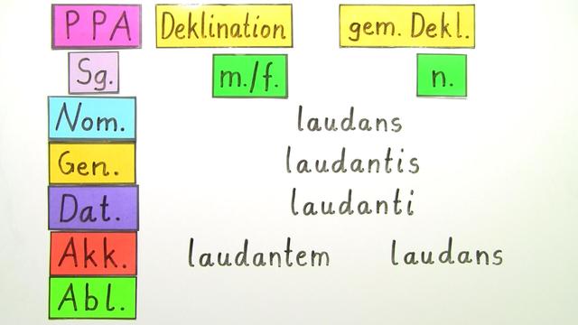 Was Ist Ein Partizip Latein