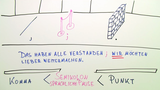 Semikolon und Gedankenstrich Semikolon und Gedankenstrich