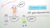 Condicional simple: Formen und Gebrauch