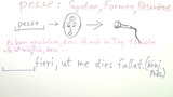 posse - Syntaxübungen