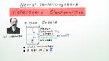 Nernst-Verteilungssatz