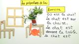 Präpositionen des Ortes